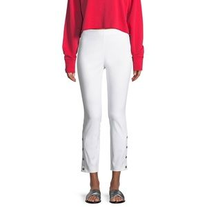 NWT Rag & Bone White Simone Snap Pant
